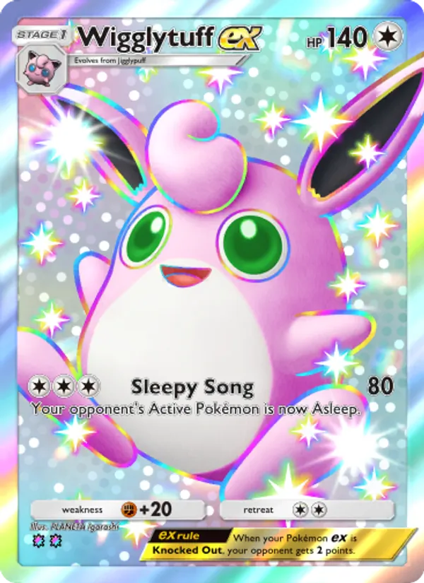 Wigglytuff ex — Celestial Guardians #237 (Pokémon TCG card)