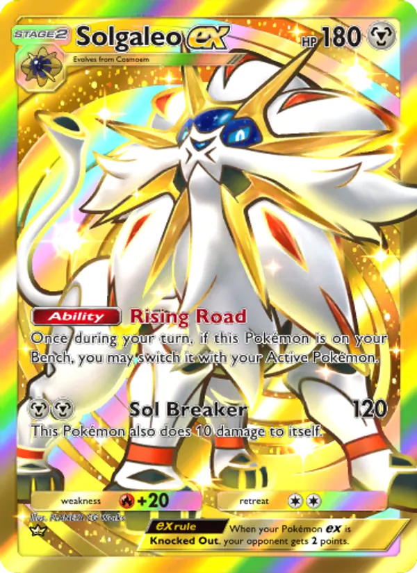 Solgaleo ex — Celestial Guardians #239 (Pokémon TCG card)