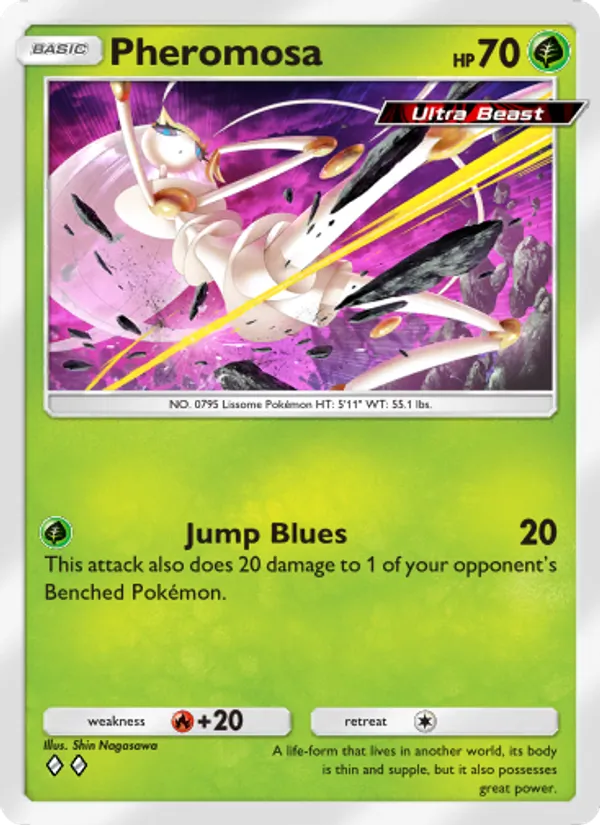 Pheromosa — Extradimensional Crisis #007 (Pokémon TCG card)