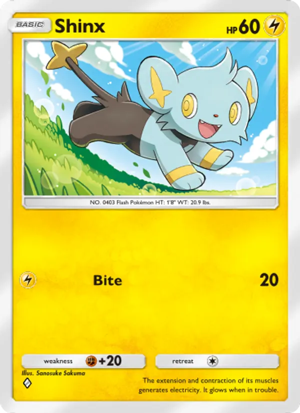 Shinx — Extradimensional Crisis #013 (Pokémon TCG card)