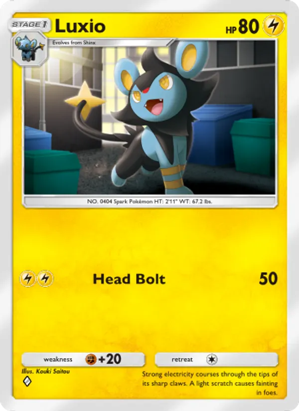 Luxio — Extradimensional Crisis #014 (Pokémon TCG card)