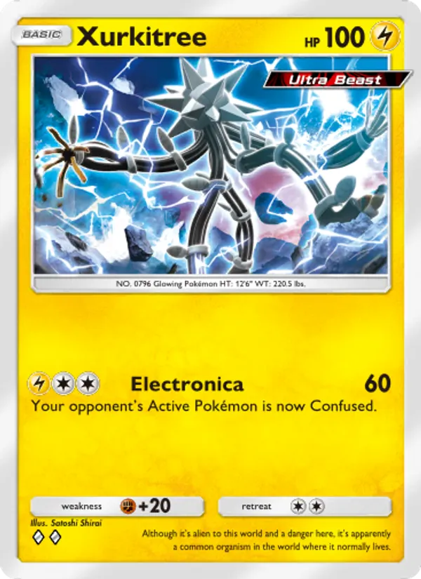 Xurkitree — Extradimensional Crisis #020 (Pokémon TCG card)