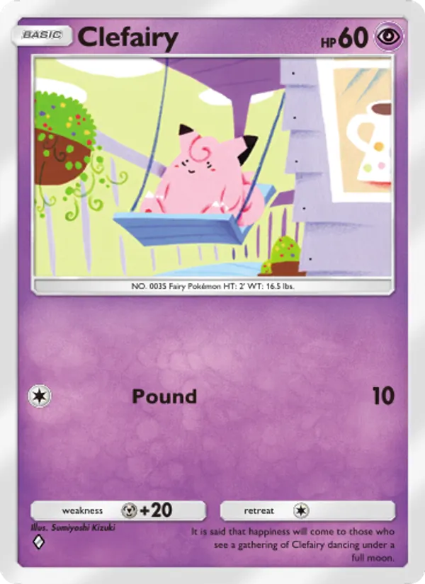 Clefairy — Extradimensional Crisis #022 (Pokémon TCG card)