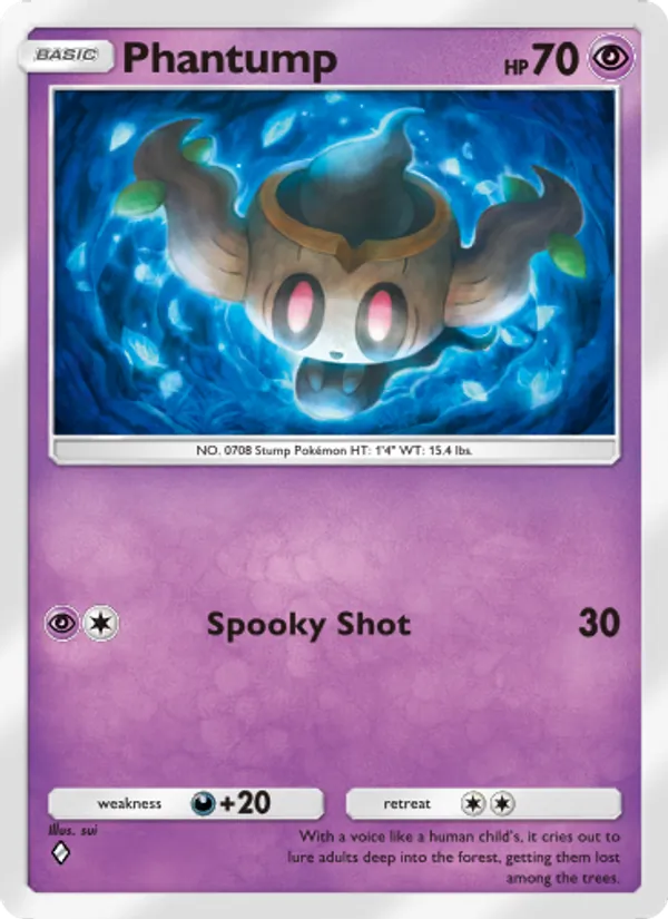 Phantump — Extradimensional Crisis #024 (Pokémon TCG card)