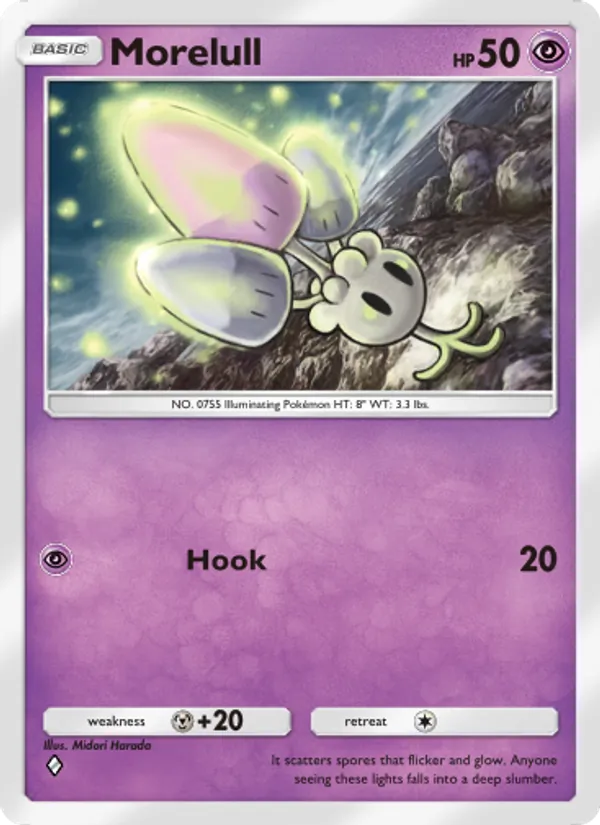 Morelull — Extradimensional Crisis #026 (Pokémon TCG card)