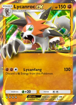Lycanroc ex (Extradimensional Crisis #033)