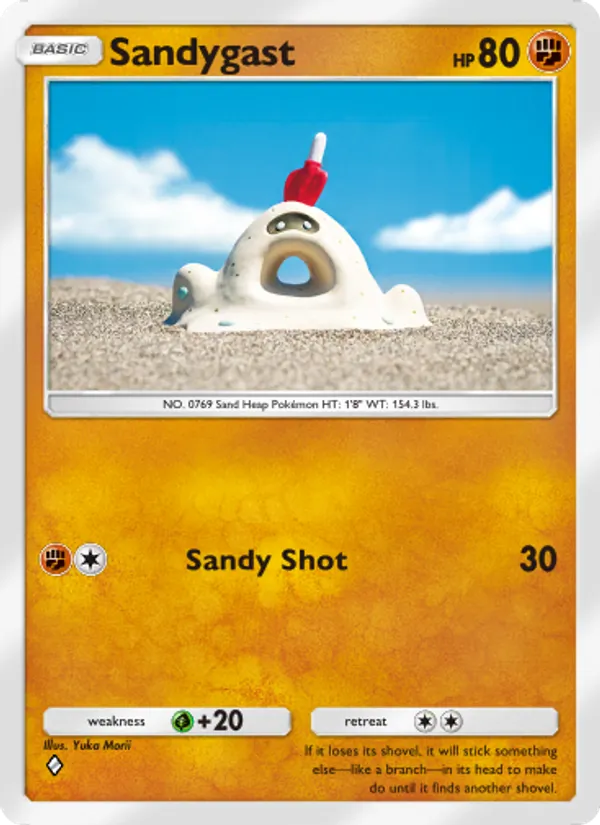 Sandygast — Extradimensional Crisis #035 (Pokémon TCG card)
