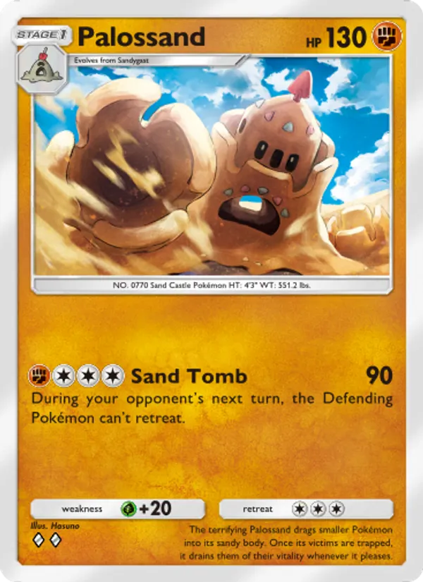 Palossand — Extradimensional Crisis #036 (Pokémon TCG card)