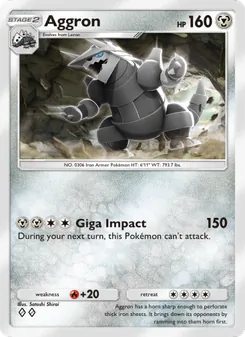 Aggron (Extradimensional Crisis #050)
