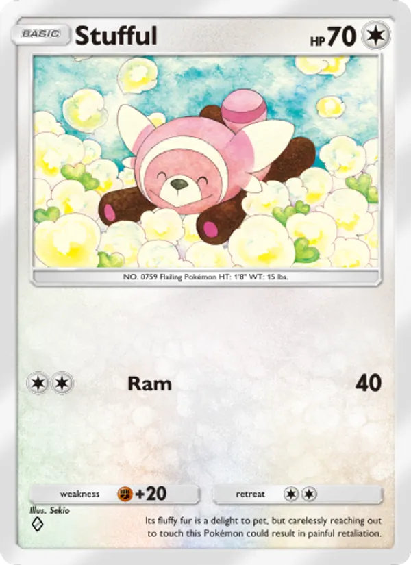 Stufful — Extradimensional Crisis #057 (Pokémon TCG card)