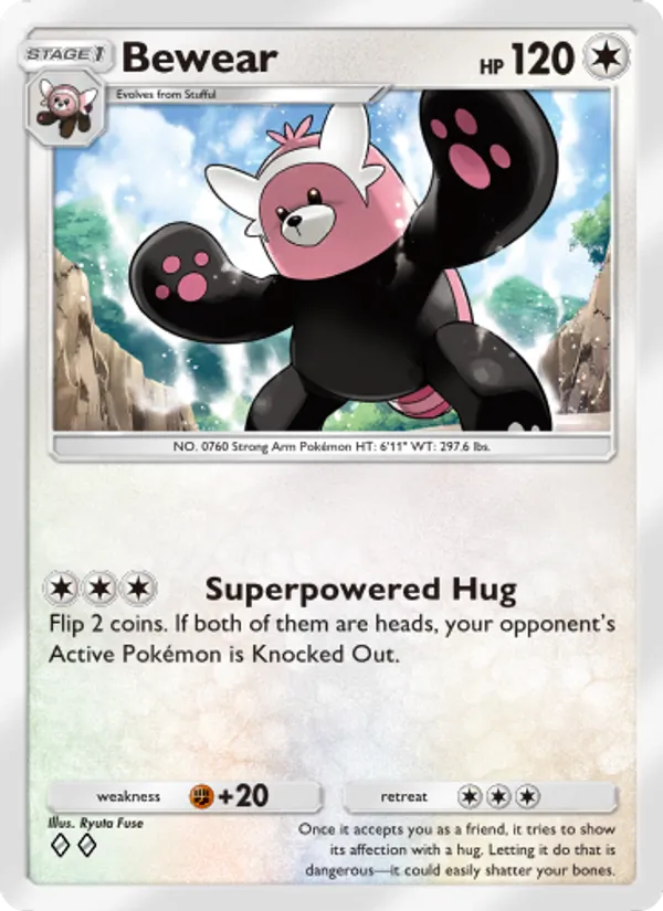 Bewear — Extradimensional Crisis #058 (Pokémon TCG card)