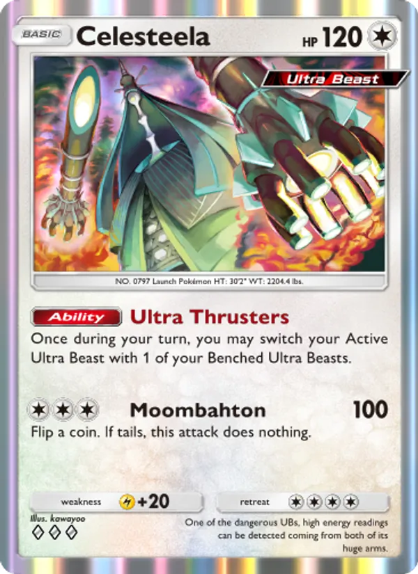 Celesteela — Extradimensional Crisis #062 (Pokémon TCG card)