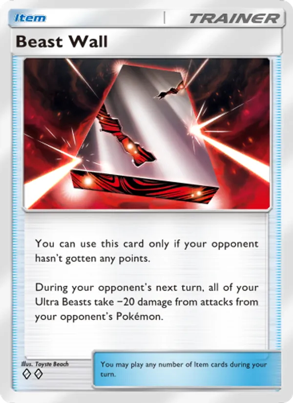 Beast Wall — Extradimensional Crisis #063 (Pokémon TCG card)