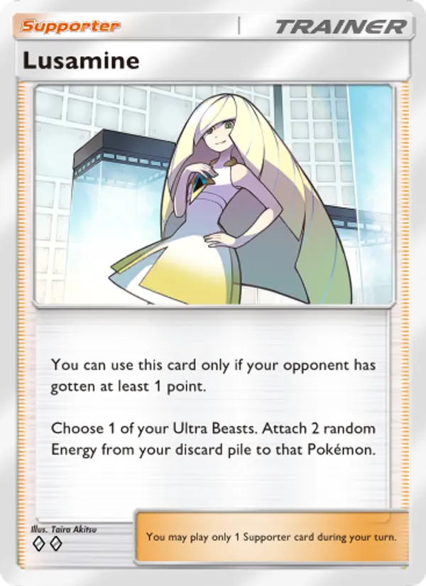 Lusamine — Extradimensional Crisis #069 (Pokémon TCG card)