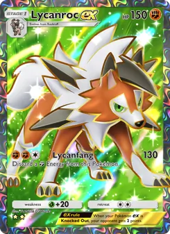 Lycanroc ex (Extradimensional Crisis #078)