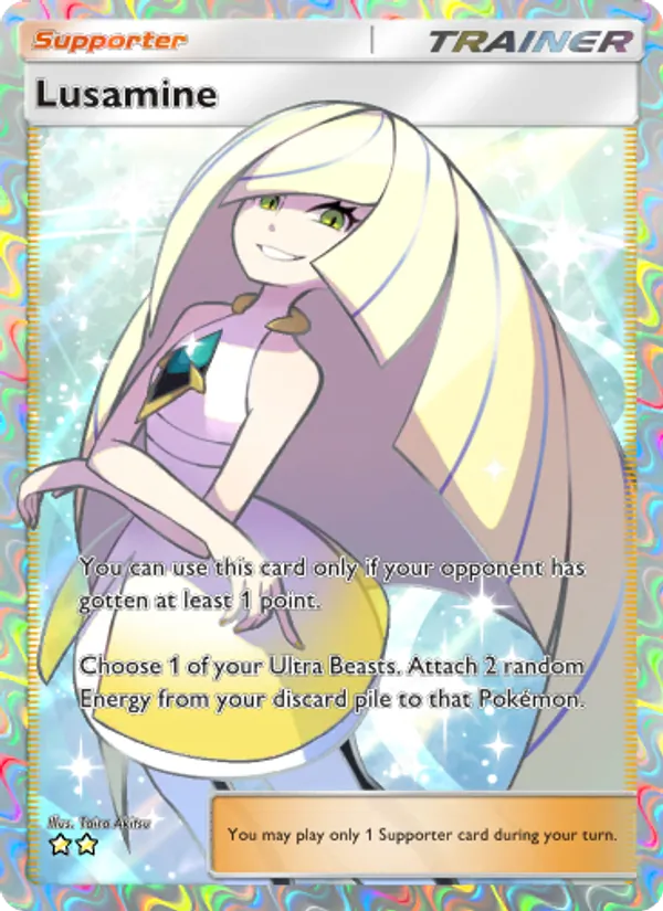 Lusamine — Extradimensional Crisis #083 (Pokémon TCG card)