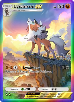 Lycanroc ex (Extradimensional Crisis #085)