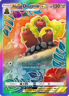 Alolan Dugtrio ex (Extradimensional Crisis #087)