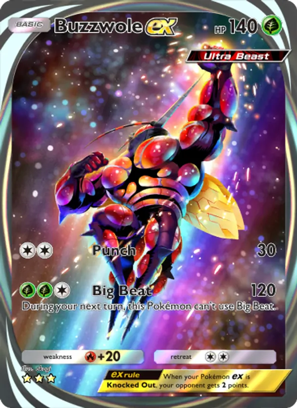 Buzzwole ex — Extradimensional Crisis #088 (Pokémon TCG card)