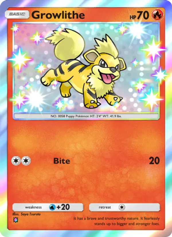 Growlithe — Extradimensional Crisis #089 (Pokémon TCG card)