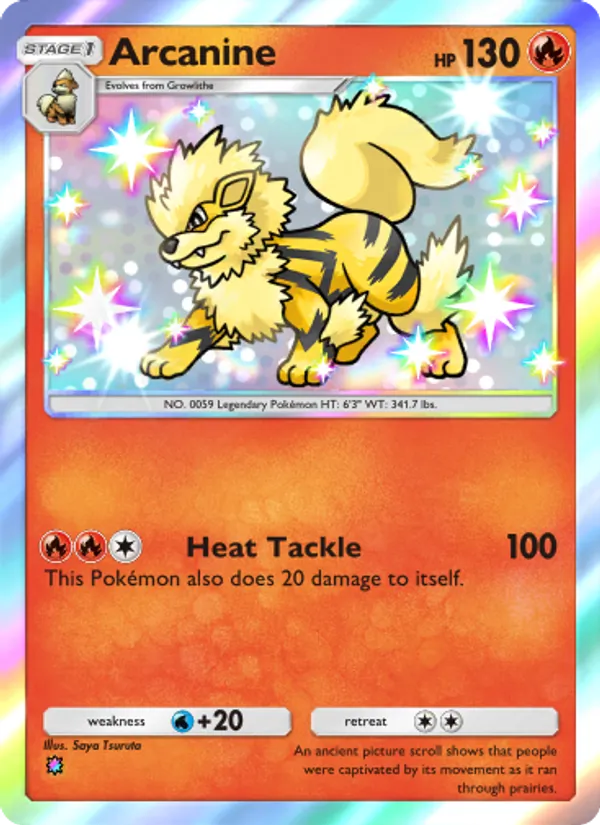 Arcanine — Extradimensional Crisis #090 (Pokémon TCG card)
