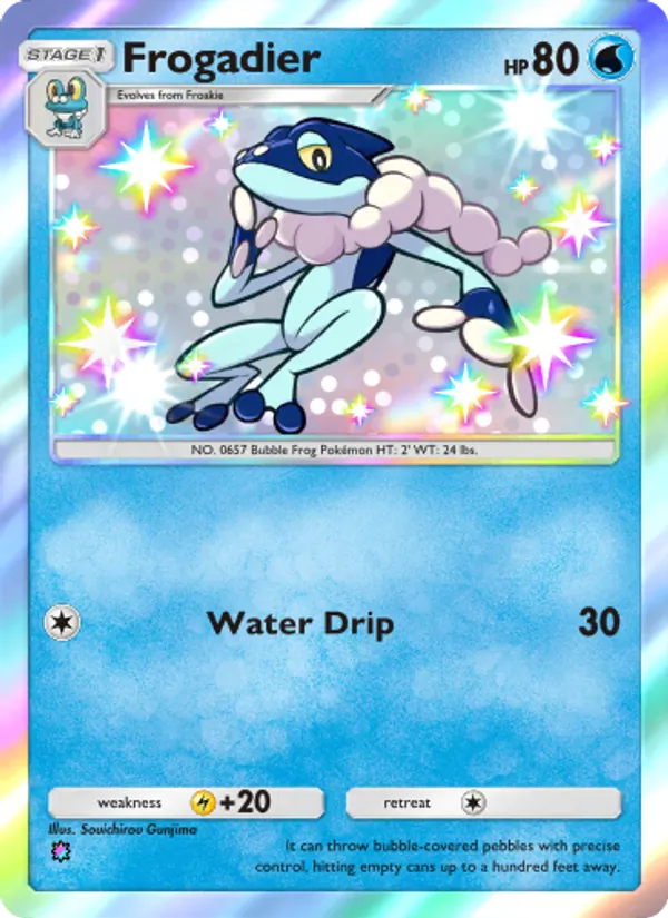Frogadier — Extradimensional Crisis #092 (Pokémon TCG card)