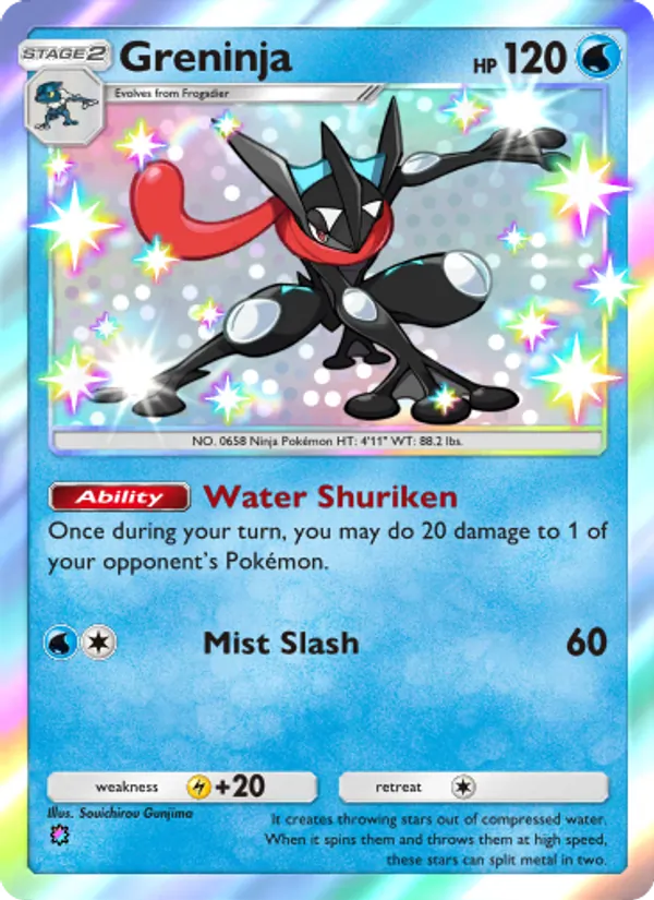 Greninja — Extradimensional Crisis #093 (Pokémon TCG card)