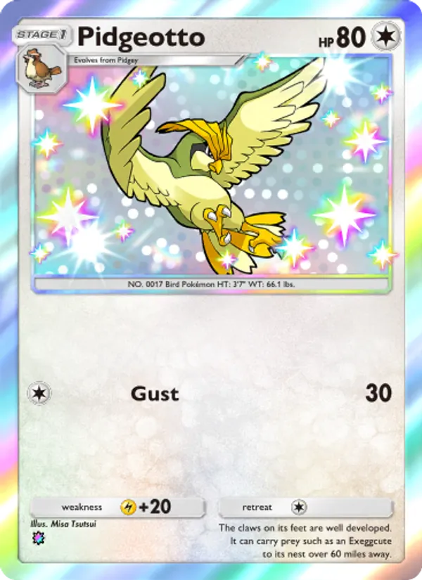 Pidgeotto — Extradimensional Crisis #096 (Pokémon TCG card)