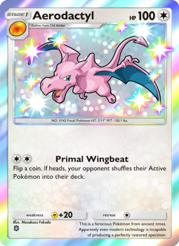 Aerodactyl — Extradimensional Crisis #098 (Pokémon TCG card)