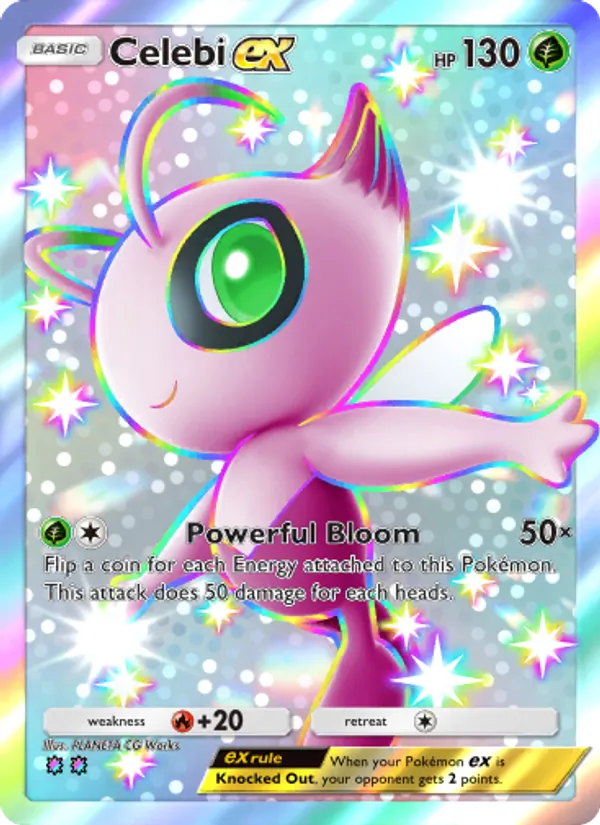 Celebi ex — Extradimensional Crisis #099 (Pokémon TCG card)