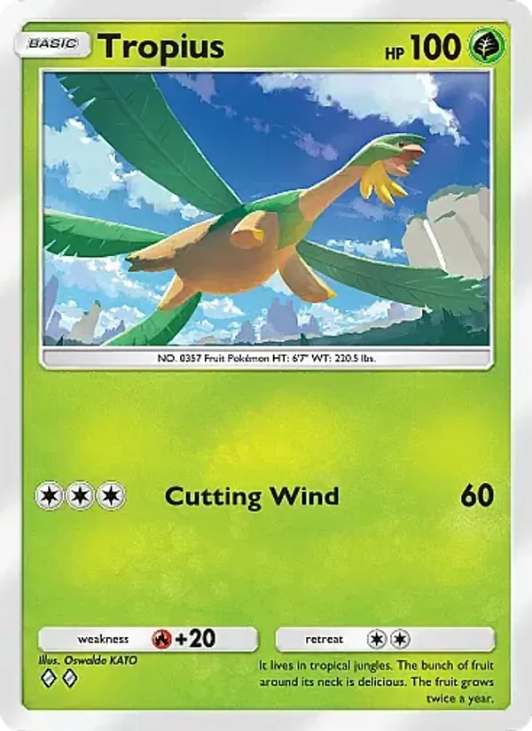 Tropius — Eevee Grove #001 (Pokémon TCG card)