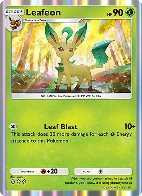 Leafeon — Eevee Grove #002 (Pokémon TCG card)