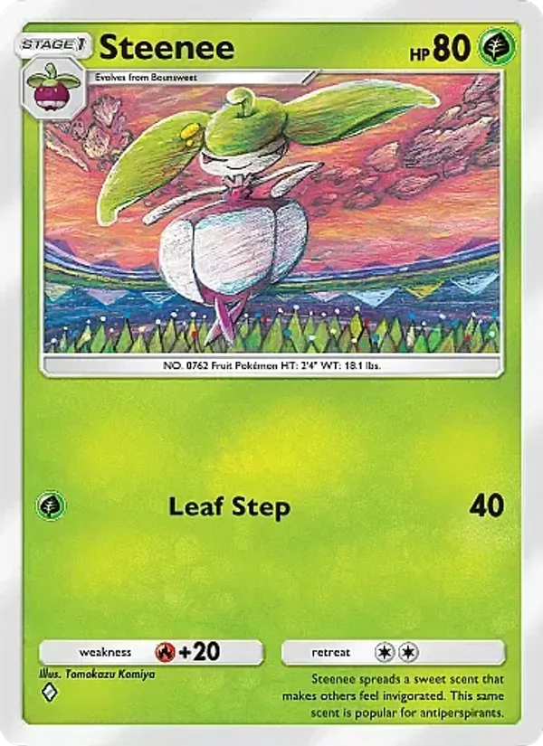 Steenee — Eevee Grove #004 (Pokémon TCG card)