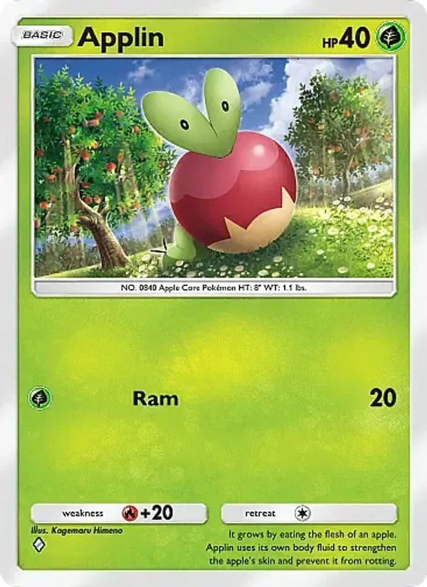 Applin — Eevee Grove #006 (Pokémon TCG card)