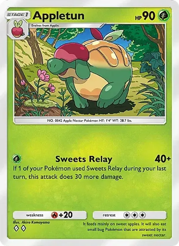 Appletun — Eevee Grove #007 (Pokémon TCG card)
