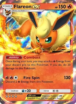 Flareon ex (Eevee Grove #009)