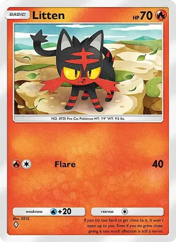 Litten — Eevee Grove #011 (Pokémon TCG card)