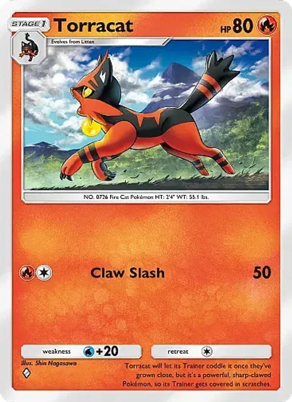 Torracat — Eevee Grove #012 (Pokémon TCG card)