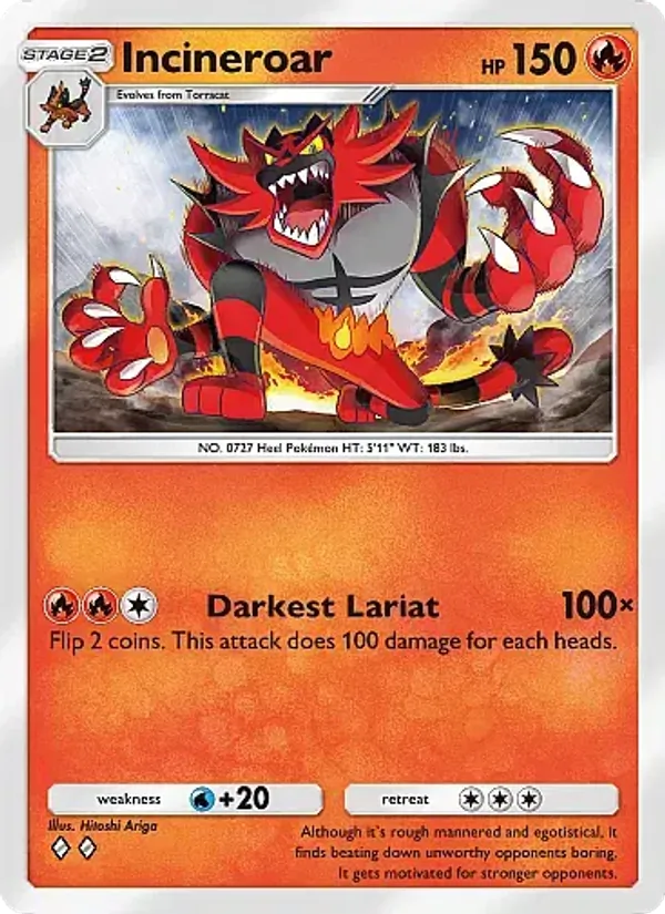 Incineroar — Eevee Grove #013 (Pokémon TCG card)