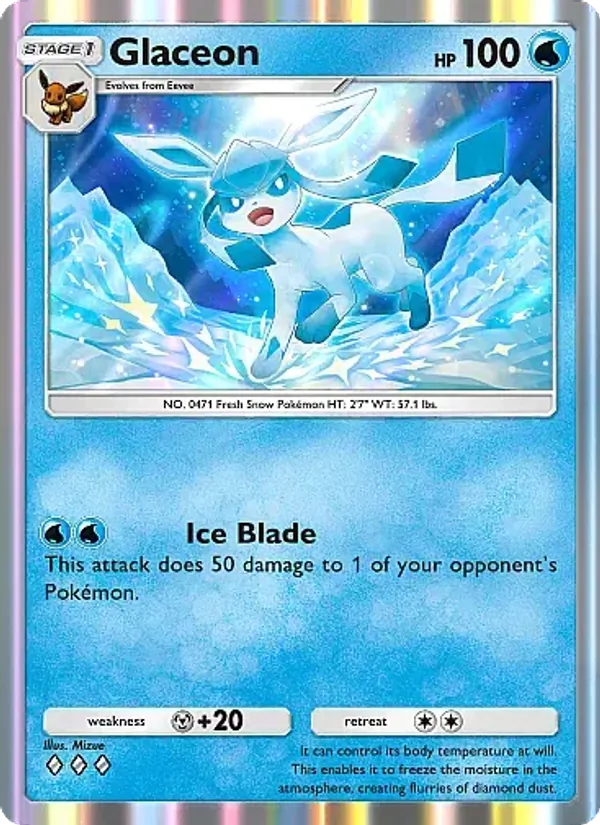 Glaceon — Eevee Grove #017 (Pokémon TCG card)