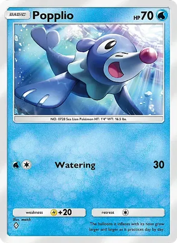 Popplio — Eevee Grove #022 (Pokémon TCG card)