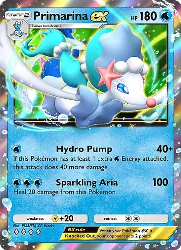 Primarina ex — Eevee Grove #024 (Pokémon TCG card)