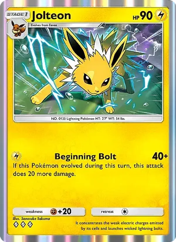 Jolteon — Eevee Grove #025 (Pokémon TCG card)