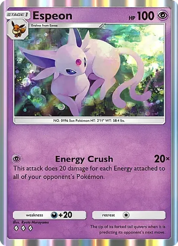 Espeon — Eevee Grove #028 (Pokémon TCG card)