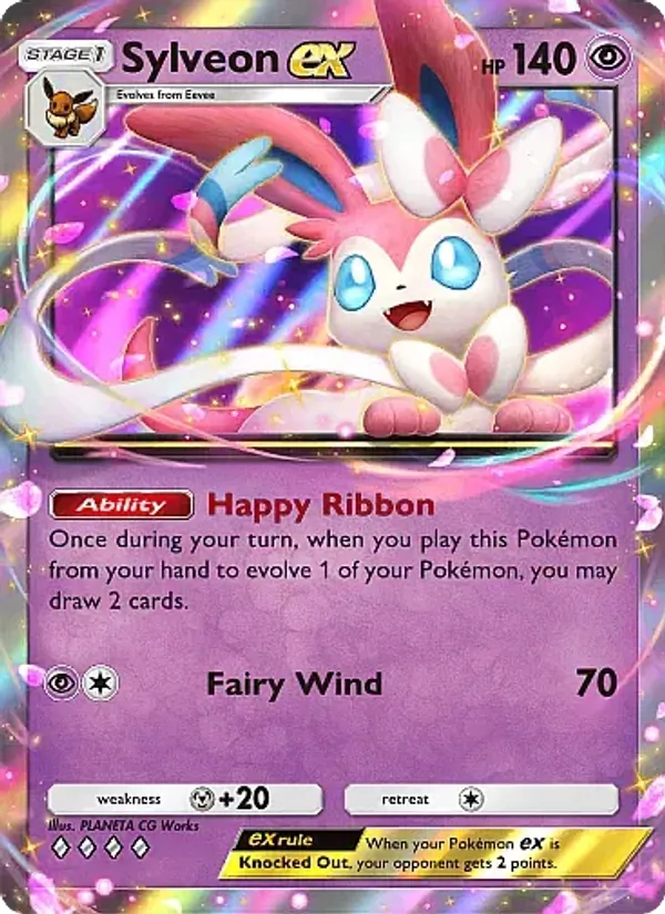 Sylveon ex — Eevee Grove #034 (Pokémon TCG card)