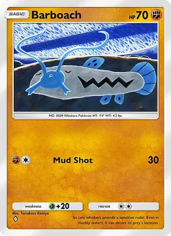 Barboach — Eevee Grove #038 (Pokémon TCG card)