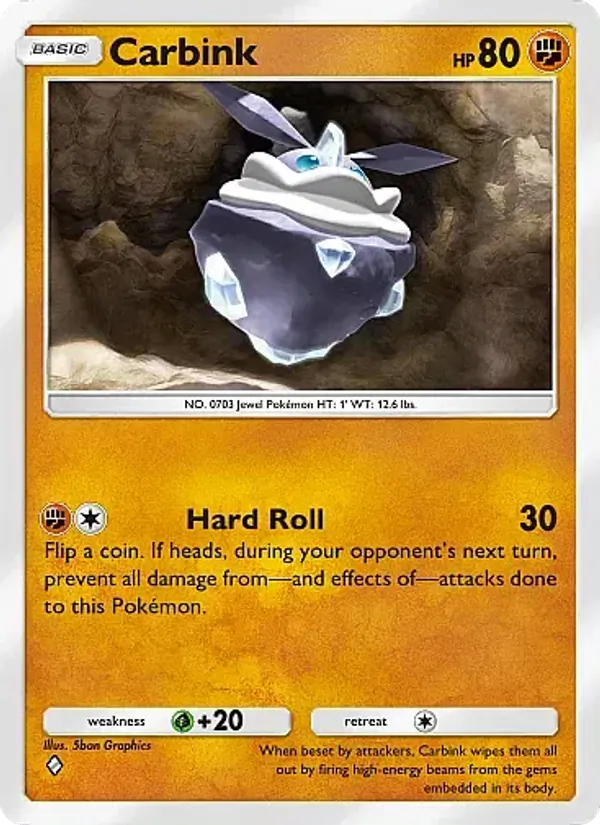Carbink — Eevee Grove #042 (Pokémon TCG card)