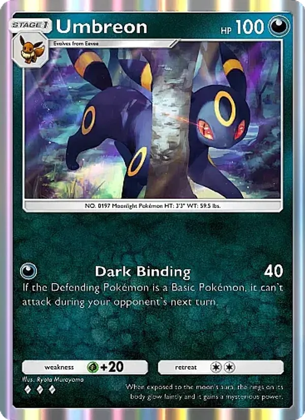 Umbreon — Eevee Grove #043 (Pokémon TCG card)