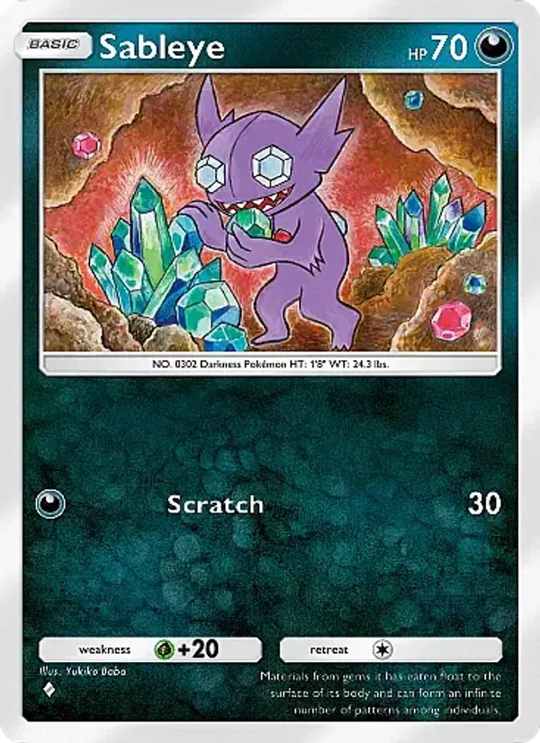 Sableye — Eevee Grove #044 (Pokémon TCG card)