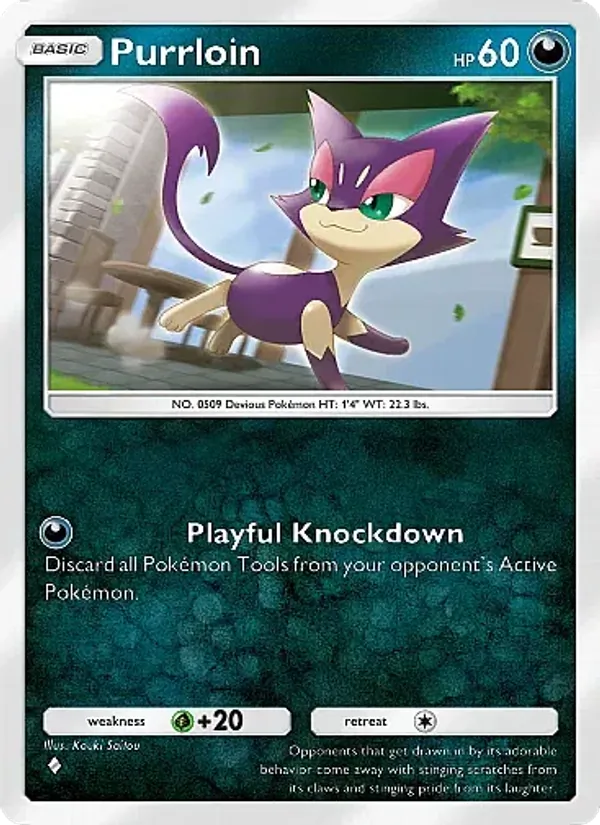 Purrloin — Eevee Grove #045 (Pokémon TCG card)